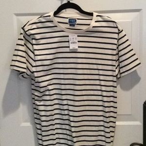 Short sleeved striped T-shirt